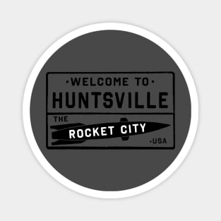 Vintage Huntsville Rocket City Magnet